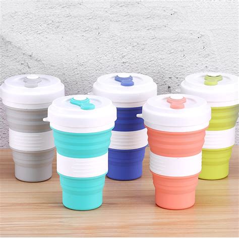 collapsible silicone coffee cup  ml megasmart