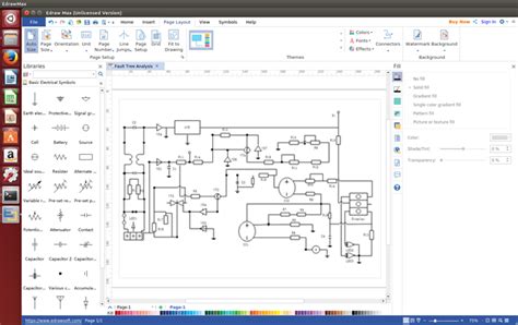 electrical diagram software  linux
