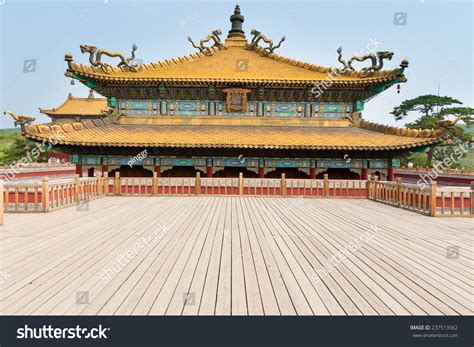 chinese ancient palace building  classic ming dynasty architecture  chengde china putuo