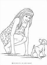 Barbie Coloring Dog Pages Doll Printable Color Print Online Dolls Book sketch template