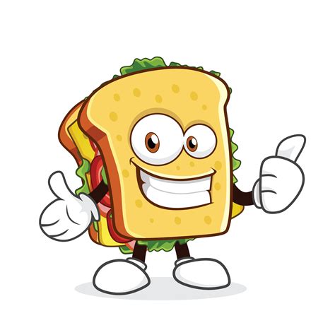 Cute Sandwich Cartoon Character Download Free Vectors Free Nude Porn