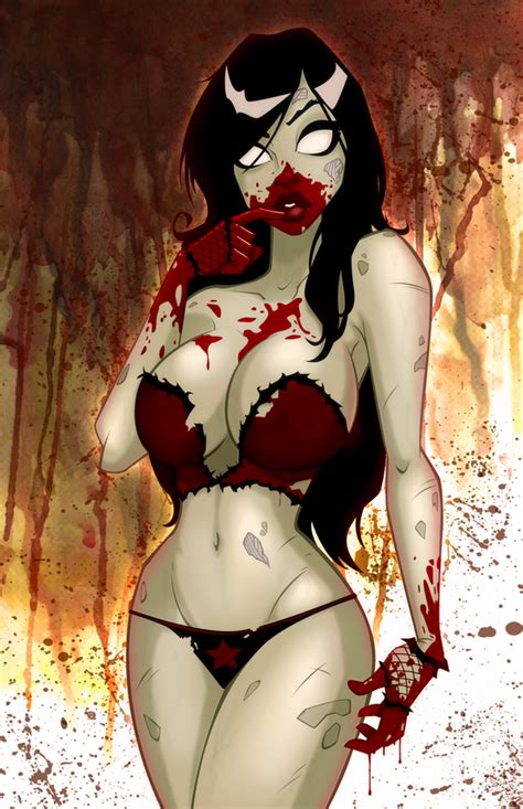 Zombie Tramp Pin Up By Patrickfinch On Deviantart