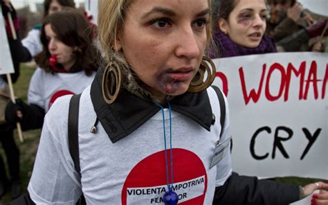 one third of eu women suffered physical or sexual assault report says