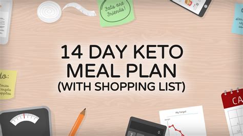 14 Day Keto Diet Meal Plan [with Shopping List] Youtube