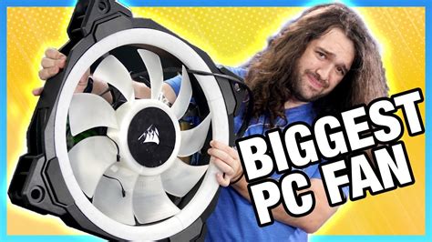 World S Biggest Computer Fan Corsair 500mm Ll Rgb Fan