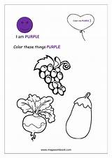 Coloring Things Purple Color Pages Green Orange Blue Red Colors Megaworkbook Pink Brown Etc Yellow sketch template