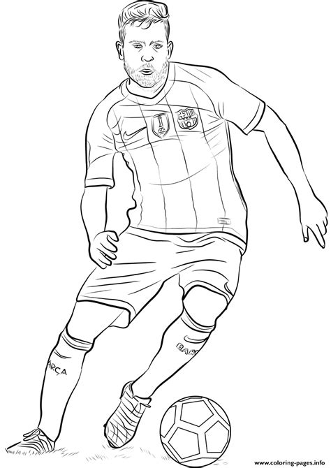 jordi alba fifa world cup football coloring page printable