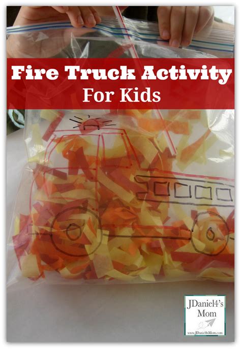 fire truck activity  kids