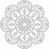 Svg Coloring Retro Background Mandala Style Tag Adults Svgsilh Indian sketch template
