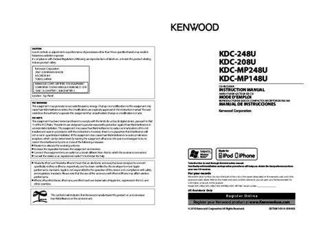 notice kenwood kdc  autoradio trouver une solution   probleme kenwood kdc  mode