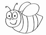 Coloring Bumblebee Pages Bumble Bee Clipart Clip sketch template