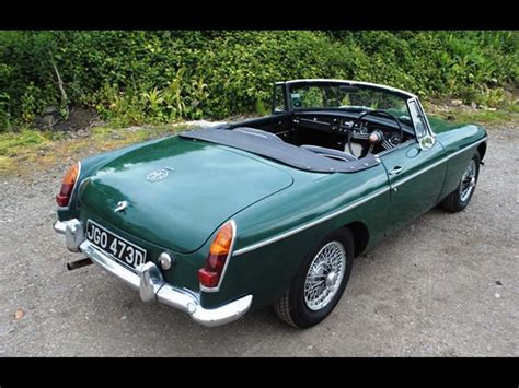 mgb roadster green classic sports car auctioneers