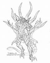Diablo sketch template