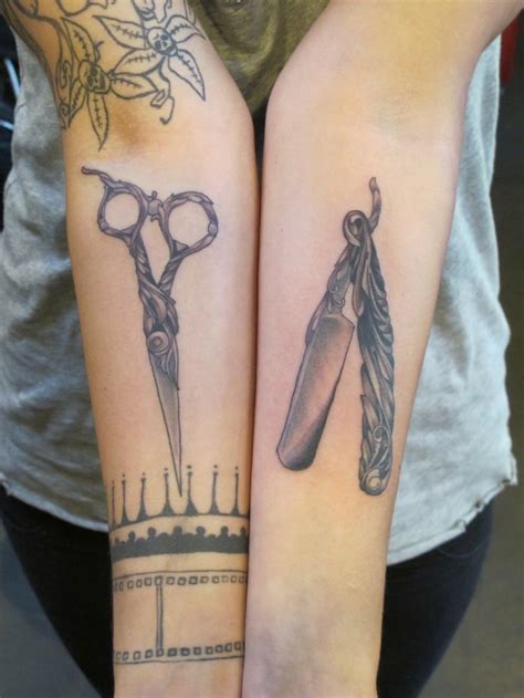 39 Best Barber Tattoo Images On Pinterest Barber Tattoo Barbers And