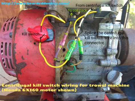 trowel machine kill switch wiring beardeddonkey concreting
