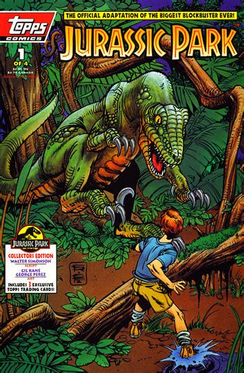 Topps Comics Jurassic Park Jurassic Pedia