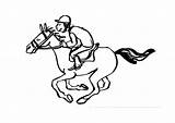 Equitazione sketch template