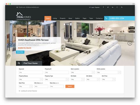 Realhomes Most Popular Real Estate Theme Web Hosting