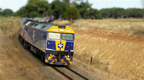 ultra realistic ho scale model or a freight train in victoria poathtv australian railways
