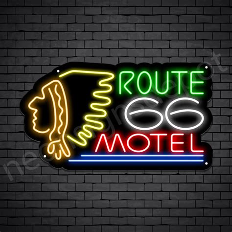 buy route  motel neon sign  neon signs depot