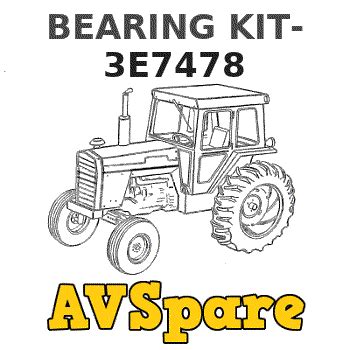 bearing kit  caterpillar avsparecom