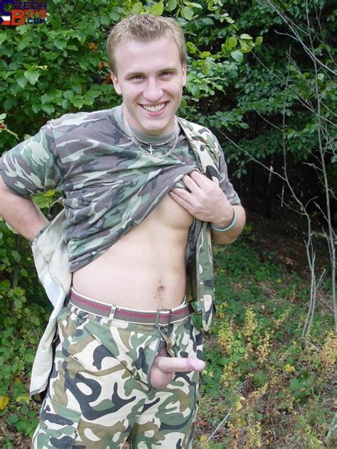 czech military man naked