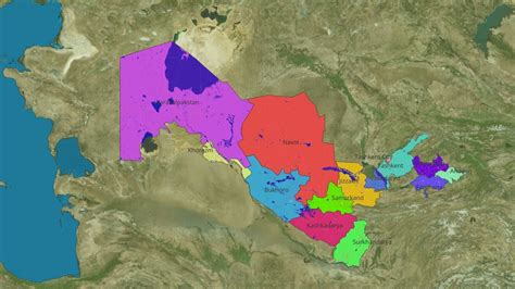 Population Distribution In Uzbekistan 1950 2022 Youtube