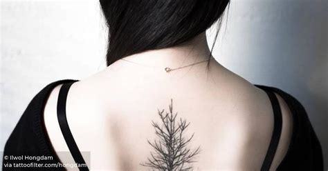 Female Tree Back Tattoos