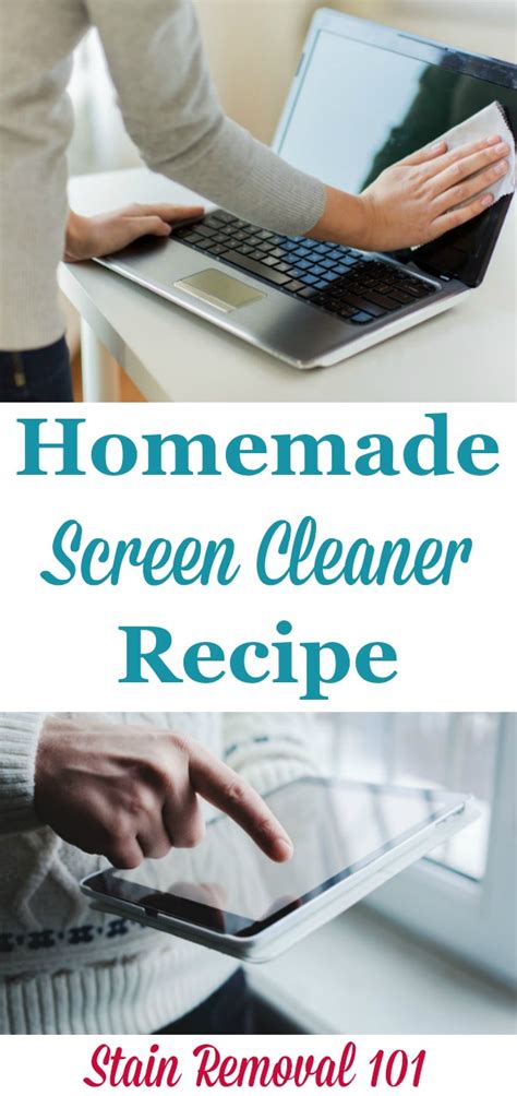homemade screen cleaner spray recipe