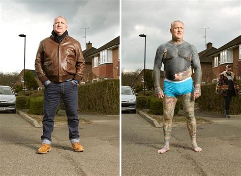 clothed vs unclothed tattooed people evolve me