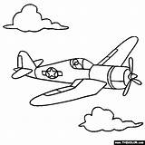 Coloring Pages Airplane Plane Fighter Army Color Online Aircraft Colouring Military Planes Airplanes Kids Thecolor Misa Jet Printable Propeller Choose sketch template