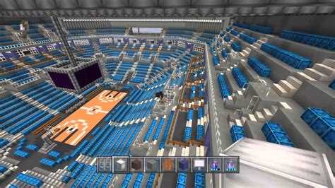 minecraft stadium build arena build youtube