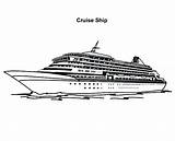 Cruise Ship Coloring Pages Disney Drawing Experience Awesome Kids Netart Color Print Ships Croisière Paintingvalley Printable Cruises Noir Blanc Drawings sketch template