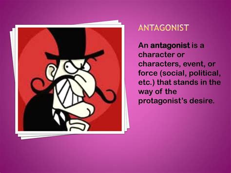 protagonist  antagonist powerpoint