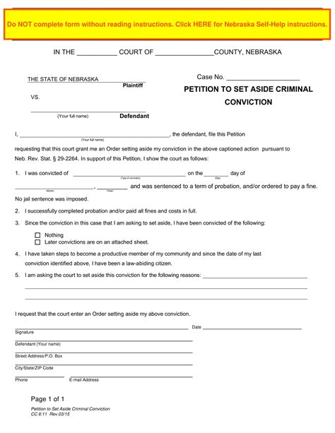 legal petition forms   ms word