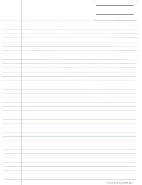 lined paper  printable project paper    paper