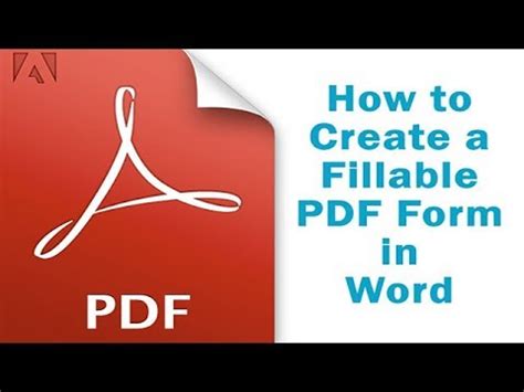 create  fillable  form  word youtube