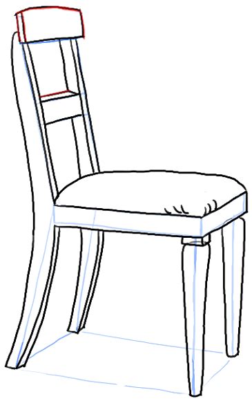 draw  chair   correct perspective  easy steps