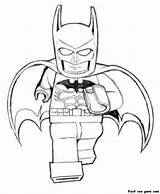 Coloring Lego Batman Pages Printable Popular sketch template