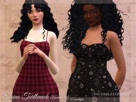 The Sims 4 Elaine Turtleneck Accessory By Dissia At Tsr Micat Game