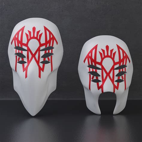 sleep token masks  model  printable cgtrader