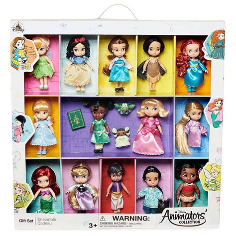 disney store animators collection mini doll gift set    box walmartcom