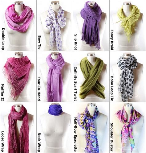 ways  tie  scarf   styles    gorgeous