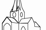 Church Coloring Pages Kids sketch template