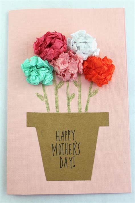 diy mothers day card ideas  minute mothers day gift mothers