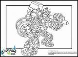 Skylanders Coloring Pages Giants Crusher Team Force Swap Giant sketch template