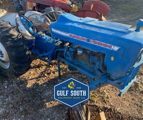ford 2000 tractor in for parts 3 cylinder 1965 gulf south