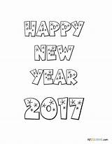 Coloring Happy Year Pages Creativity Develop Ages Recognition Skills Focus Motor Way Fun Color Kids sketch template