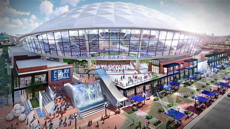 tampa bay rays unveil plans   stadium  translucent roof