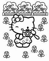 Coloring Hello Kitty Pages Ballerina Printable Cute Library Clipart sketch template